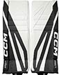CCM EFLEX 7.9 Goalie Leg Pad Senior white-black