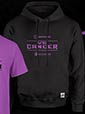 Warrior vs Cancer Hoody black Senior
