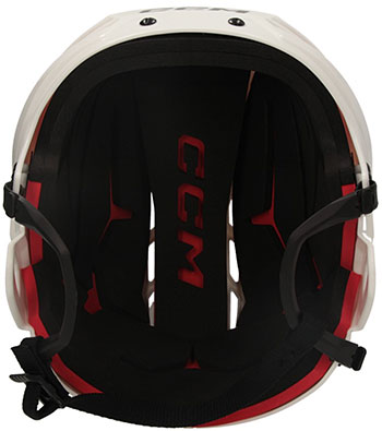 CCM Tacks 70 helmet combo Youth white (2)