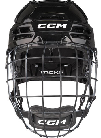 CCM Tacks 720 icehockey helmet combo with cage Senior black (2)