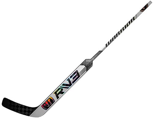 Warrior V3 Pro Plus Goalie Hockeystick Senior White-Black (2)